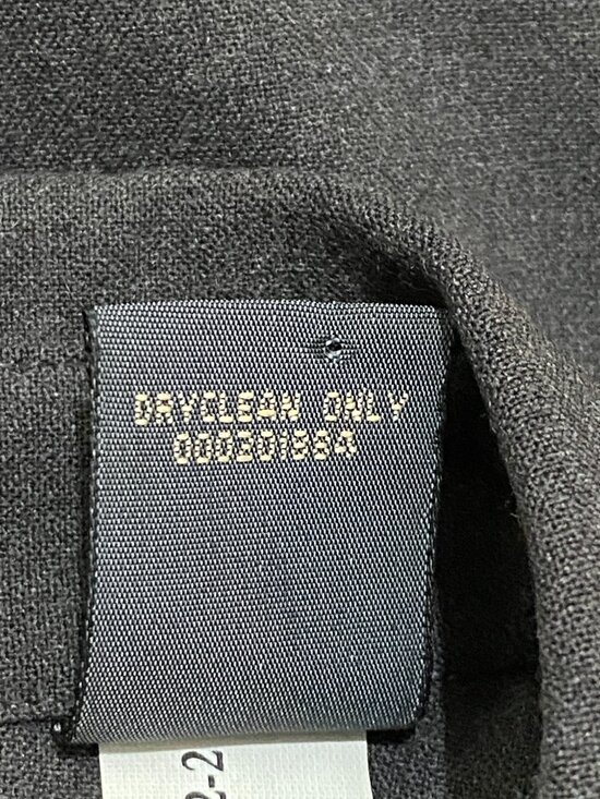 Banana Republic Sz XL Women's Wool Shirt Button Up 3/4 Sleeve Dark Gray - Picture 9 of 9